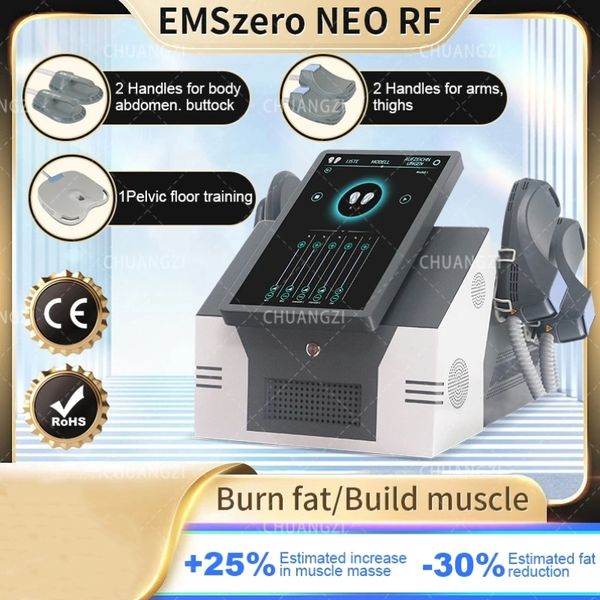 DLS-EMSlim 2 Strap Neo Ems Fems Heating Neo Body Slimculpting Portable Emszero Muscle Stimulator Machine 13 Tesla 5000W High Power Factory Outlet