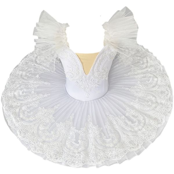 Dancewear Tutu di balletto professionale romantico White Swan Lake ragazza e donna Ballerina Party Dance Costumes Tutu di balletto Vestito da balletto Ragazza 230612