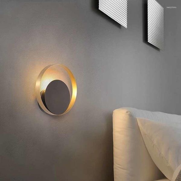 Lampade da parete Nordic Led Sfera di vetro Apparecchio per camera da letto Luci Scimmia Lampada Lampada Camera Dinging Room Accanto