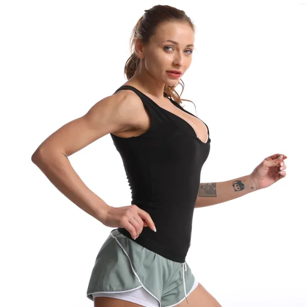 Modelador de corpo feminino Sauna Colete para academia Regata modelador de corpo modelador de cintura espartilho Modelador de fitness Cinta modeladora