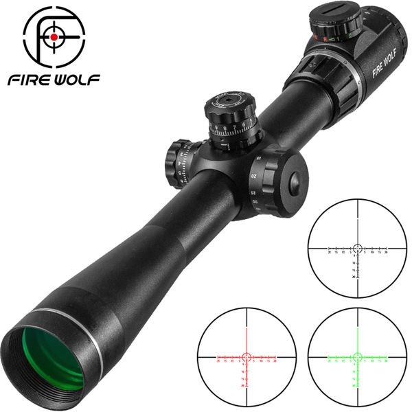 4-14X40 SF Optics Riflescope Side Parallax Tactical Hunting Scopes Rifle Scope Mounts para Airsoft Sniper Rifle