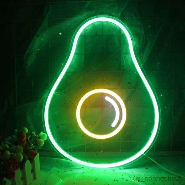 LED Neonschild Neonlampen Zimmer Esszimmer Obst Kirsche Essen Omelett Dekorative LED-Leuchten Lichtschild Neon R230613