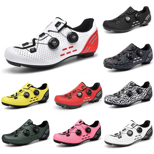 2023 scarpe da ciclismo da uomo Nero Rosso Bianco Verde Giallo Rosa scarpe da ginnastica da uomo per sport all'aria aperta