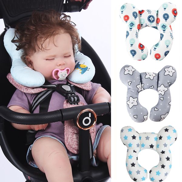 Berretti Cappelli nati Baby Protect Sicurezza Accessori di sicurezza Cuscino morbido a forma di U Fissa il corpo nel passeggino Antirollio durante il sonno 230613