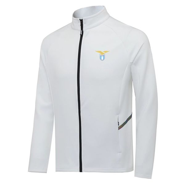 SS Lazio Cappotto sportivo per il tempo libero da uomo Cappotto caldo autunnale Camicia sportiva da jogging per esterni Giacca sportiva per il tempo libero