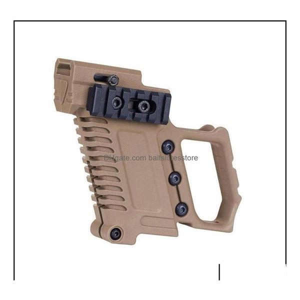 Andere Taktisches Zubehör Magazinverlängerungshalter Multifunktionspistolenholstergriffe für GL G17 G18 G19 Drop Del Delivery Gear Dhof2909