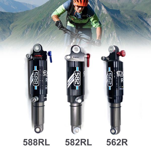 Gruppi Bici KS EXAform 588RL per Mountain Scooter Ammortizzatore ad Aria 150165185190mm Camera Smorzamento Regolabile MTB Posteriore 230612