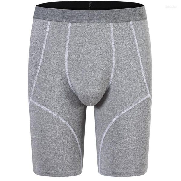 Unterhosen Männer Unterwäsche Boxer Shorts Hombre Bequeme Hohe Taille Höschen Mann U Konvexen Beutel Lange Bein Cueca Calzoncillo M-XXL