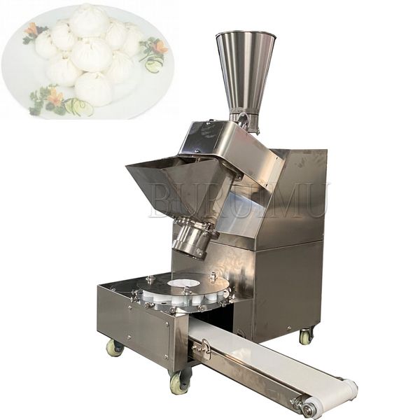 Hocheffiziente Baozi-Brötchenmaschine, automatische Suppenknödelmaschine, Getreideprodukt, Momo Gedämpfte Brötchenherstellungsmaschinen