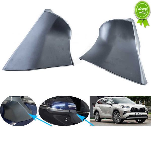 New Car Retromarcia Base Specchio Decorativo Borsette Copertura Trim Per Toyota Highlander 2020 2021 2022 Styling Retrofit Accessori