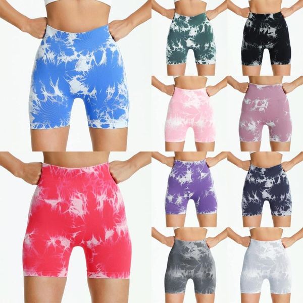Shorts Ativos Cintura Alta Retração Abdominal Curto Yoga Dance Athletic Crop Tops Camisas para Meninas Homens com Bolsos