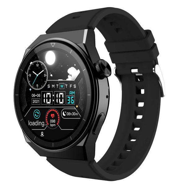 Smartwatch W03pro Chiamata Bluetooth Pagamento offline Encoder di ricarica wireless NFC Custodia in metallo con schermo circolare full touch