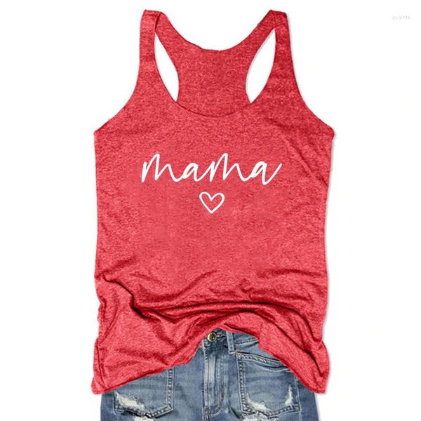 Damen Tanks Mama Tank Top Süßes Mama Geschenk zum Muttertag Vintage Pink Goth Damen Kleidung M