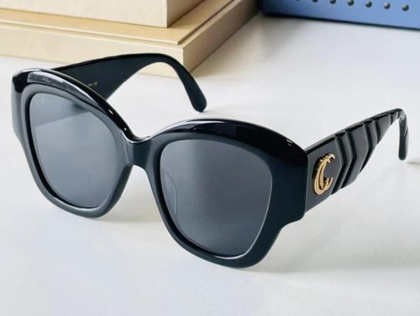 5A Brillen G0808S G642985 Cat Eye Brillen Rabatt Designer-Sonnenbrillen für Männer Frauen Acetat 100 % UVA/UVB mit Brillenetui Box Fendave