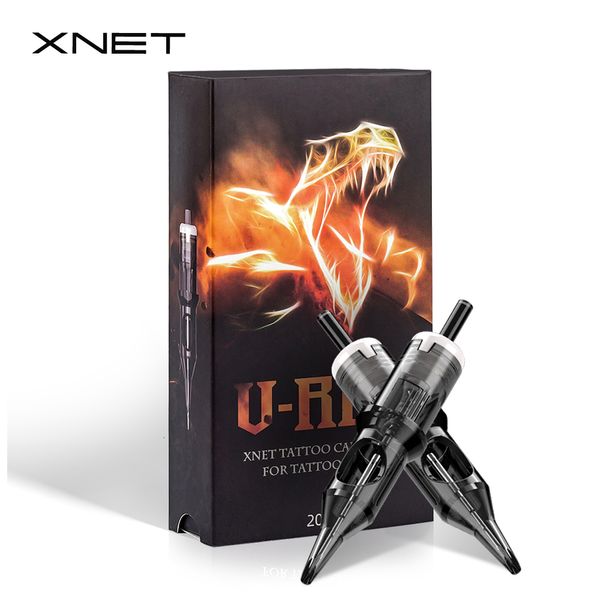 Tattoo geerles xnet u-rex tattoo cartridge иглы 20 шт. 1rl 3rl 5rm 7rm одноразовая стерилизованная стерилизованная игла татуировки для татуировки постоянного макияжа 230612