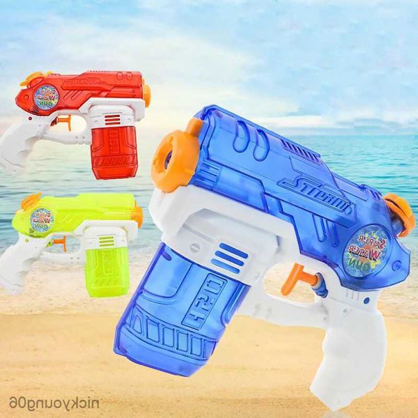 Sand Play Water Fun 16CM Manual High Pressure Gun Medium Toy Boy Cool Summer Outdoor War Shooting Game Children Gift R230613