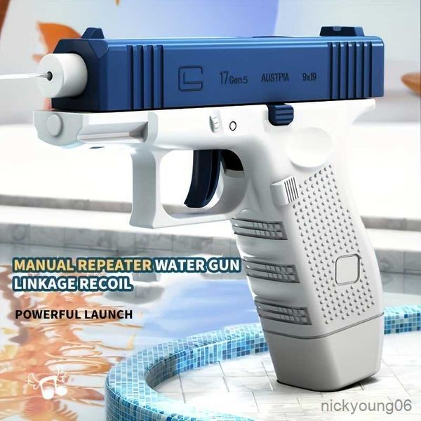 Sand Play Water Fun 2023 New Manual Gun Sports Toy For Kids Outdoor Games Activities Goods R230613