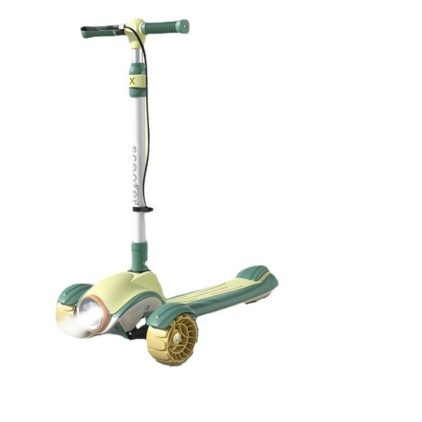 Zl Scooter Crianças Adulto Andador Carro Dobrável Meninos e Meninas Pedal Luge