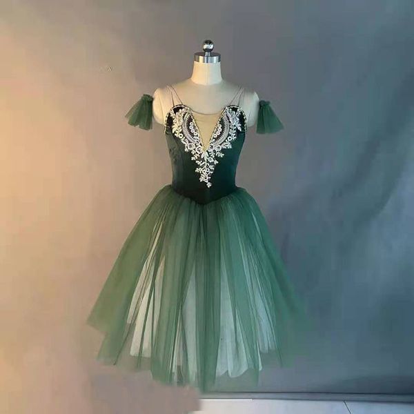 Танцевальная одежда для взрослых профессиональных балетных балетных платье