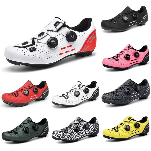 2023 scarpe da ciclismo uomo Nero Rosso Bianco Verde Grigio Giallo Rosa scarpe da ginnastica da uomo per sport all'aria aperta