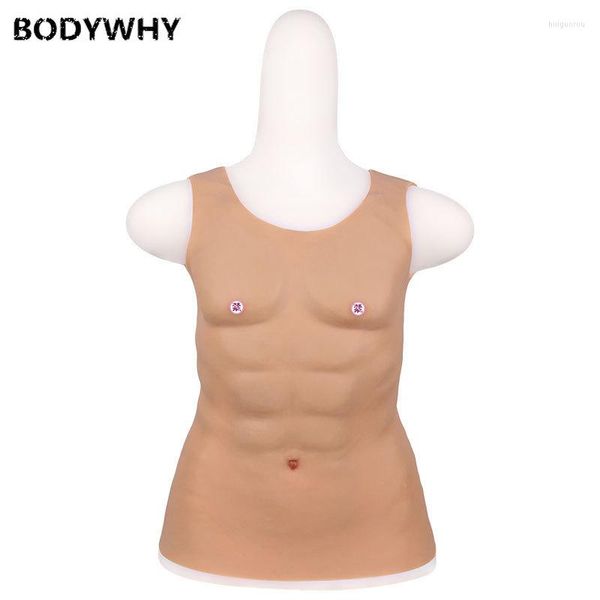 Shapers da donna Pettorale pettorale in silicone Mezzo corpo Girocollo Confezione muscolare Otto Abs Shapewear Crossdresser