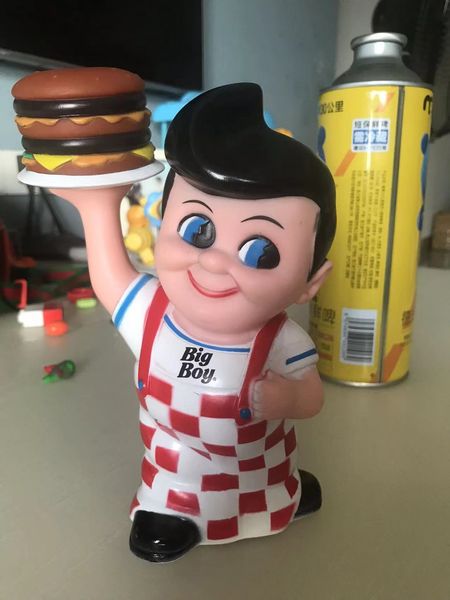 Oggetti decorativi Figurine Tirelire Room Decor Big Boy Hamburger Salvadanaio Decorazione natalizia alcancia salvadanaio per adulti Regalo bambini 230613