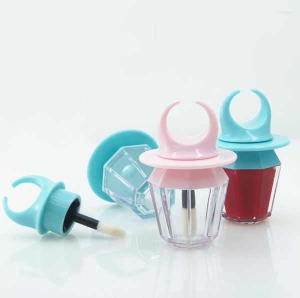 Depolama Şişeleri 8ml Süt Şişesi Plastik Lipgloss Boş Tüp Kozmetik Yenilik Meme Dudak Parlatıcı Ambalaj Konteyner Örnek