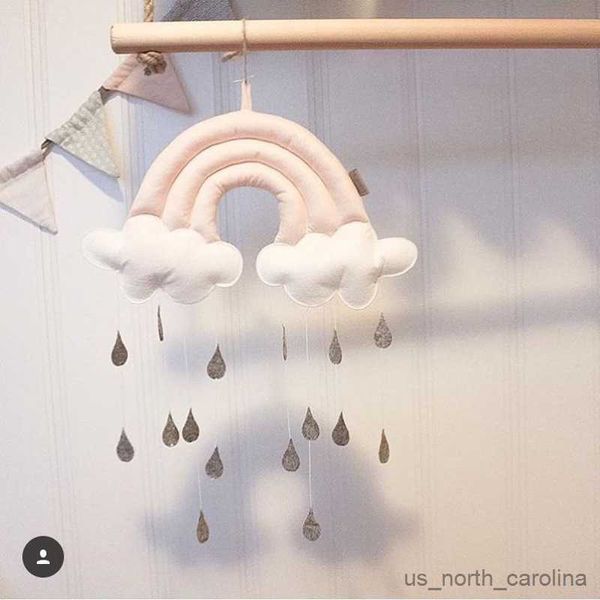 Decorazioni da giardino Stile nordico Arcobaleno Pioggia Nuvola Decorazione Baby Room Wall Hanging Tenda per bambini Decorazione Accessori per camerette Puntelli per foto R230613