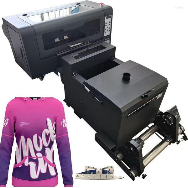 Tinta branca 5 cores Oven Shake Powder Eps 2 Xp600 Head Pet Film Film Printing Machine A3 Dtf Printer