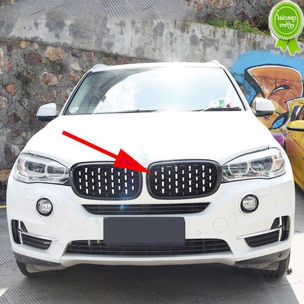 BMW F15 F16 X5 X6 2014 2015 2016 2017 2018 Stil Aksesuarları için Yeni Gypsophila Elmas Meteor Arabası Orta Grille Izgara Modifikasyonu