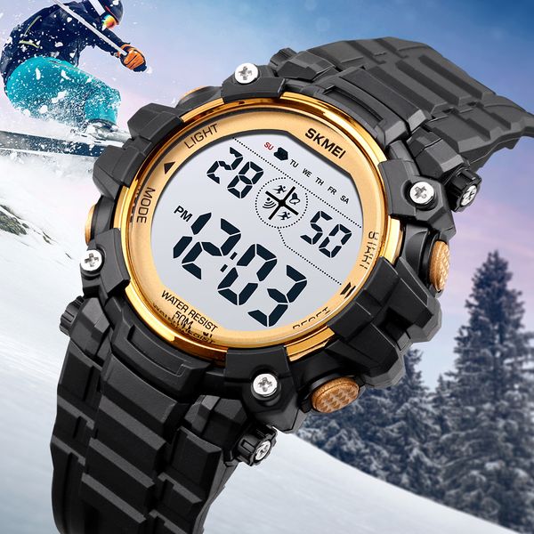 Orologi per bambini SKMEI Orologi per bambini Casual Bambino Ragazzi Ragazze Cronometro Led Orologio Orologio da polso sportivo elettronico impermeabile per bambini 1616 230612