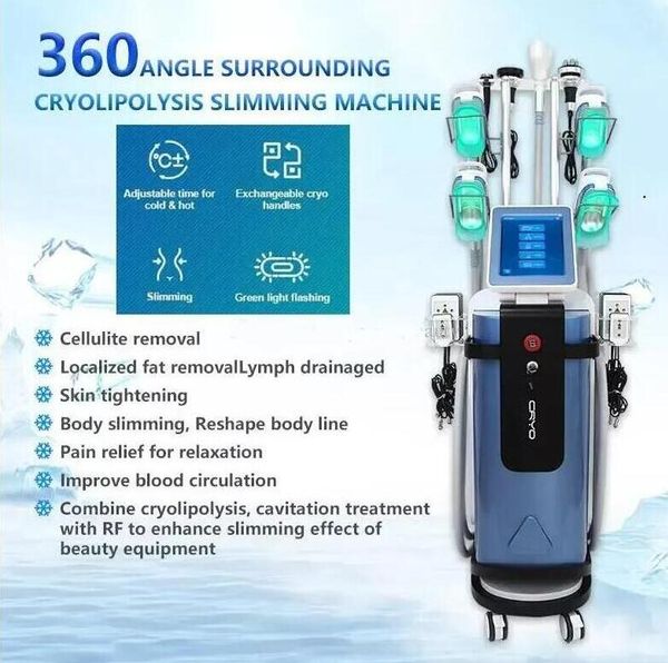 en ucuz zayıflama kriyoterapi makinesi kilo kaybı 360 vücut şekillendirme kriyolipoliz ultrasonik vakum lipo kilo kaybı lazer yağ dondurucu güzellik makinesi dhl
