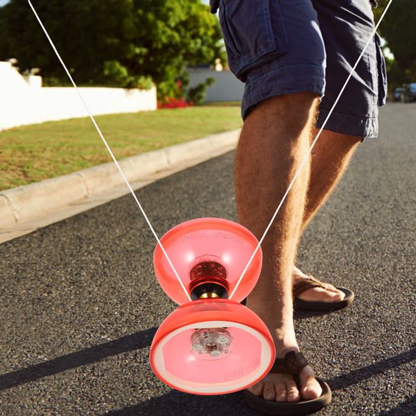 Yoyo Kristalllager Diabolo Jonglieren Anfänger Trickspielzeug Chinesisches Yo Classic Kinderspielzeug 230612