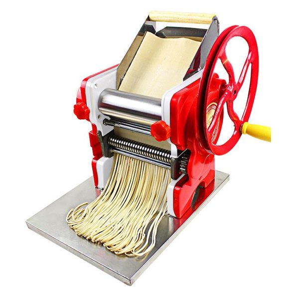 MANUALE MANUALE PRESSIONE PRESSIONE HINE OGNA HINE Pasta Hine Acciaio inossidabile Commerciale da 18 cm Larghezza rotolo di noodle