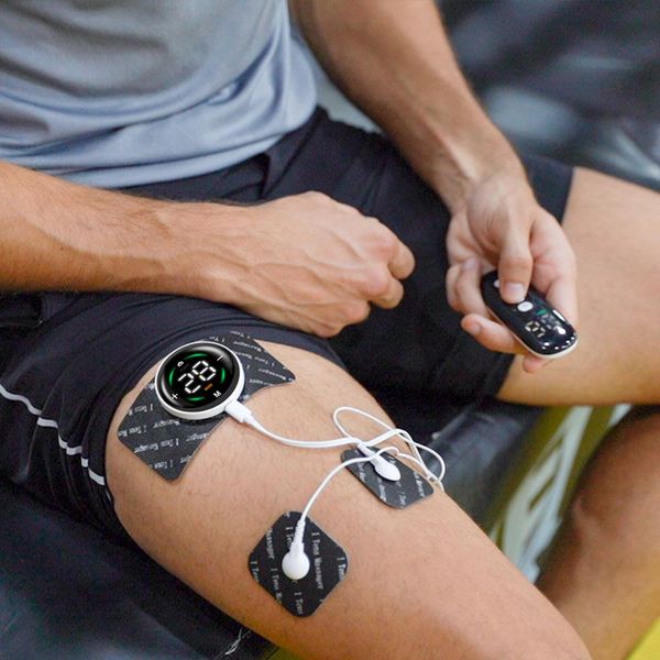 Produtos Estimuladores elétricos de nervos Dezenas Unidade digital de gerenciamento de alívio da dor Estimulação muscular elétrica Ems Massageador corporal Terapia