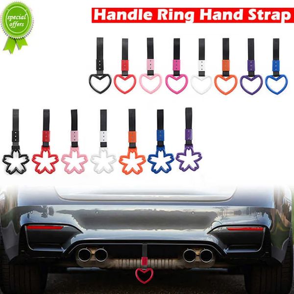 New Tsurikawa Ring Car Hand Strap Loops Bumper Warning Rings Subway Hand Strap Handles Car For Car Warning e Car Tow Strap