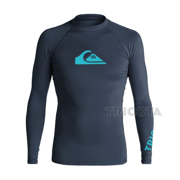 Wetsuits Drysuits Masculino Surfing Swimwear Long Sleeve UV Protection Rash Guard Diving Wear Summer Sports Water Beach Swimming Tight T-shirts 230612