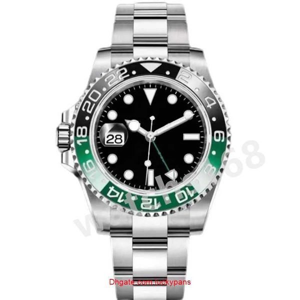 R Olax Watches Mens Watch Designer Watches Yüksek Kaliteli Orijinal Rolj GMT U1 Man için Otomatik Bileklikler