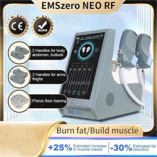 QUENTE Tela Super Grande Portátil DLS-EMSlim Emagrecedor Eletromagnético Beleza EMSzero Estimulador Muscular Magnético Abdominal Almofadas pélvicas disponíveis