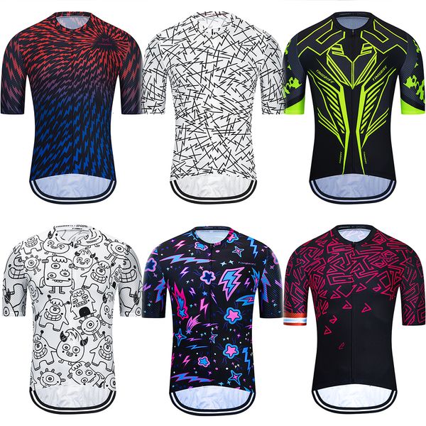 Ciclismo Camisas Tops Profissão EQUIPE Homens CICLISMO JERSEY Vestuário de bicicleta de alta qualidade Bicicleta Roupas esportivas Ropa Ciclismo 230612