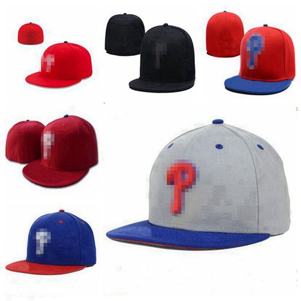 2024 Großhandel Phillieses- P-Buchstabe Baseballkappen Großhandel Fahsion Unisex Männer Frauen Casual Sommer Gorras Knochen Outdoor Sport Voll geschlossene angepasste Hüte