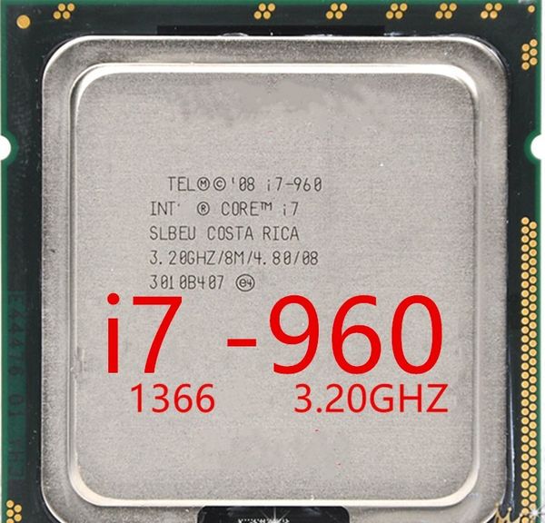 i7-920 i7-930 i7-940 i7-950 i7-960 i7-970 i7-980 i7-980x i7-990X W5580 W5590 W3670 W3680 W3690 CPU del computer computer desktop qualità del chip testata bene LGA1366pin