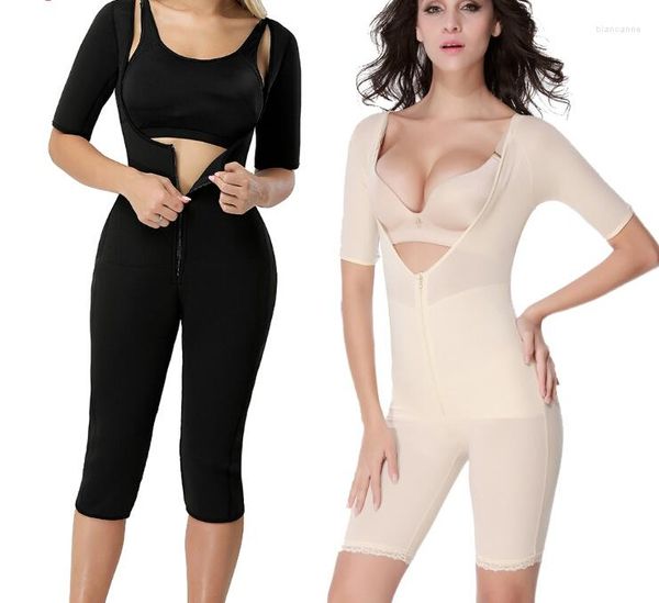 Shaper feminino Vberry Slimming Full Slips sem alças Modelador Corporal Sem Costura Cintura Alta Controle de Barriga para Mulheres Sob o Vestido C