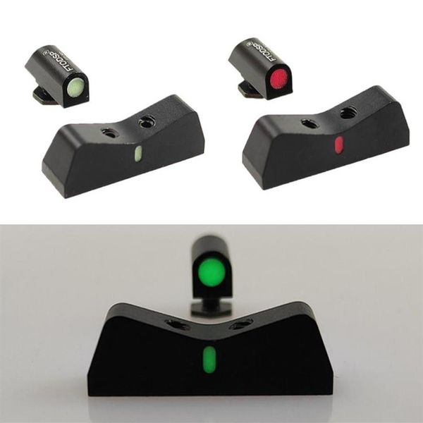 New Scope Big Dot Night Sights Pistole Anteriore e Posteriore Glow in The Dark per G17 17L 19 22 23 2425 26 27 28 31 32 334442141278P