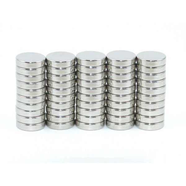 Ímãs Ímã de Neodímio Disco Permanente N35 Ndfeb Pequeno Redondo Super Powerf Forte Magnético 8Mm X2Mm 200Pcs Drop Delivery Office Scho Dha98