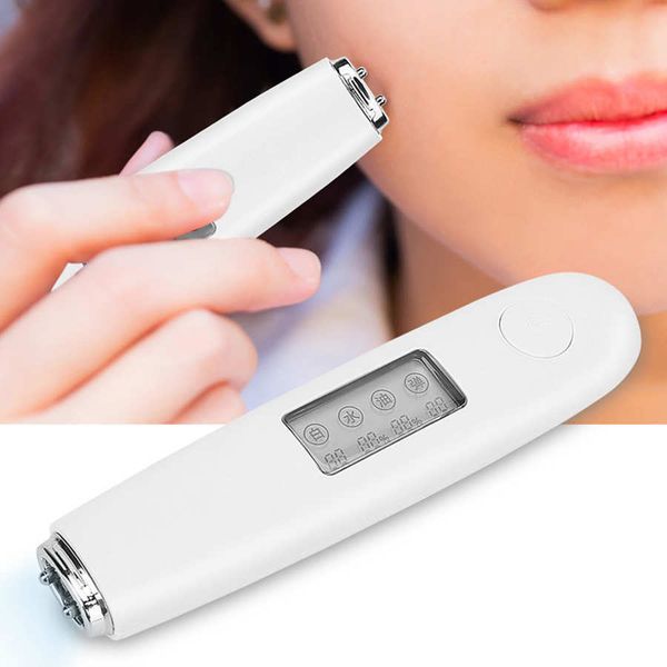 Steamer Skin Oil Content Analyzer Moisture Professional Face Elasticity Whitening Grau Tester Detector Health Monitoring 230613