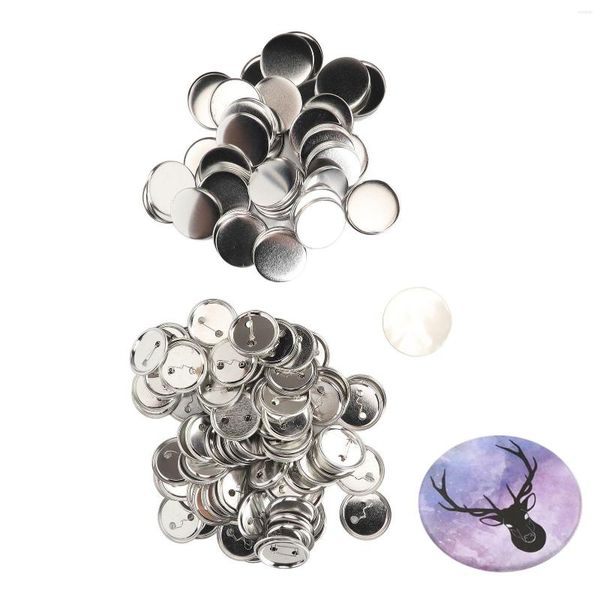 Strumenti di cottura Pin Back Button Parts Making Supplies Superficie levigante 100 set per fai da te