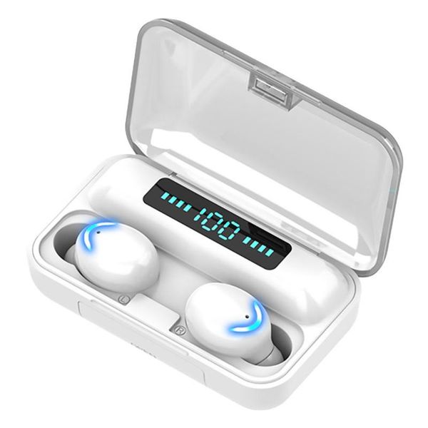 Quente 8d in-ear f99 fio display led f9 eless earphonwireless fone de ouvido para o telefone móvel