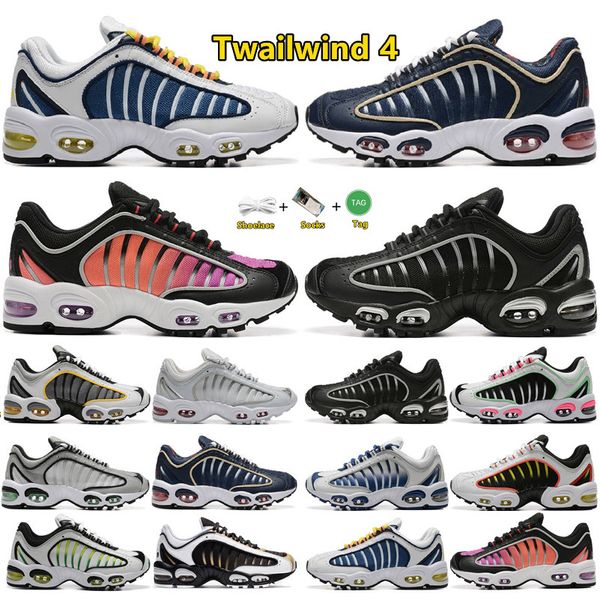 Twailwind IV TW 4 Herren Laufschuhe Schwarz Weiß Rosa Laser Blau USA Rot Orbit Wolf Grau 40-45 Gelbtöne Aurora Grün Metallic Gold Männer Frauen Trainer Sport Turnschuhe