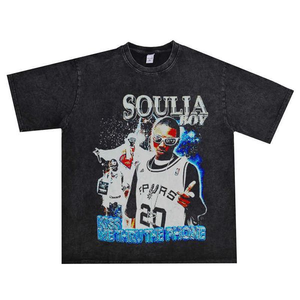 Trap Rap Soulja Boy Sauce Pop Brother Soulja Boy Tell Em Hip T-shirt manica corta